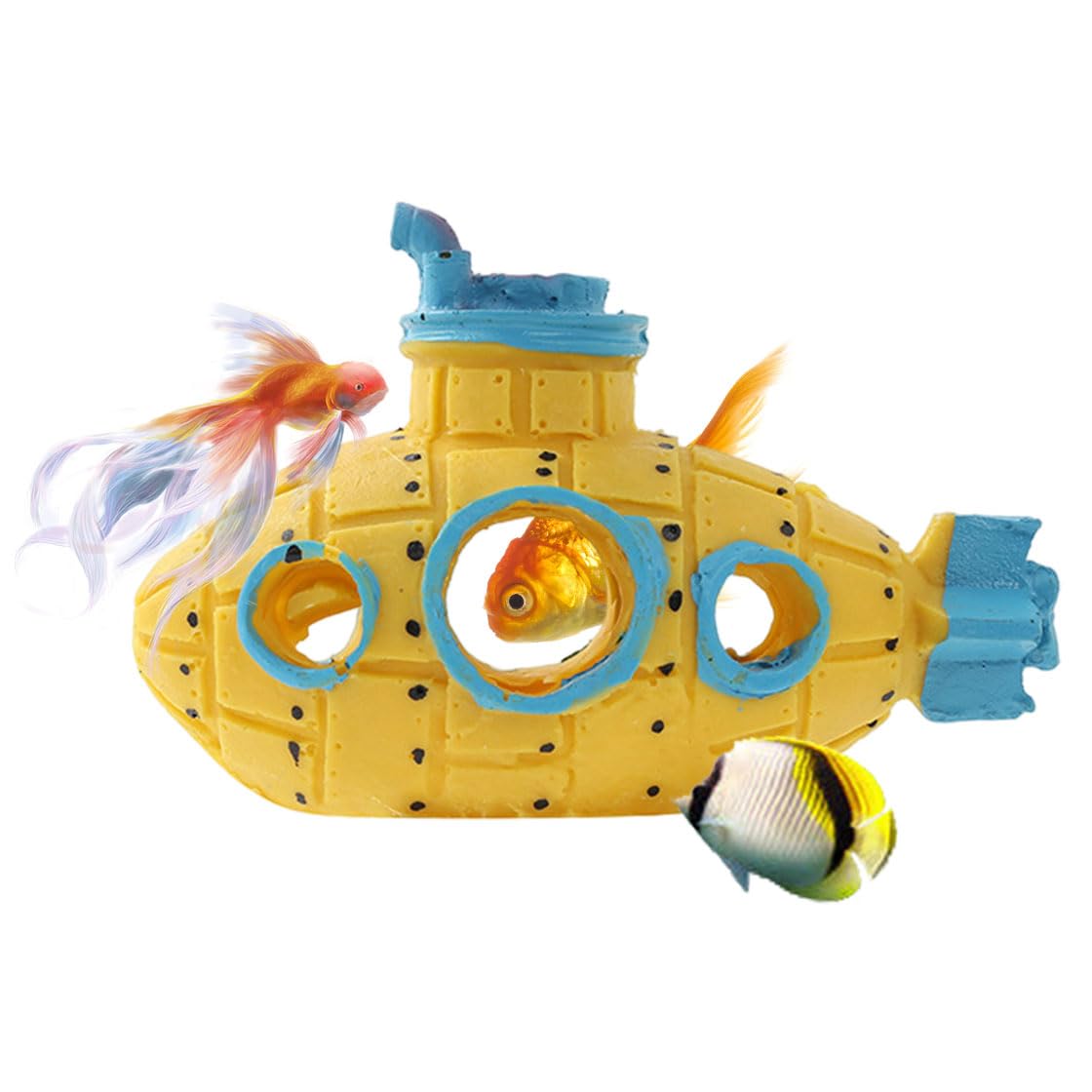 Amazon.com: HyzaPhix Resin Hollow Submarine Fish Tank Decorations